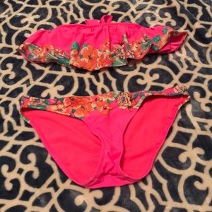 Hot pink bikini